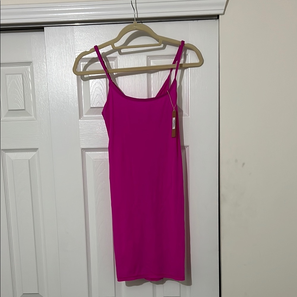 Skims Hot Pink Dress